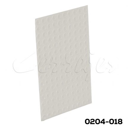 Tope para puerta Ø=7,9mm autoadhesivo Cerrajes Gota Transparente Hoja con 450