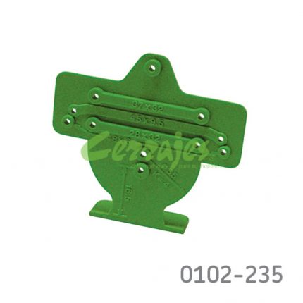 Guía Para perforación base bisagra bidimensional