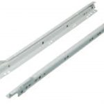 Corredera Grass 6600 L=418mm pintura epóxica blanca Extensión parcial