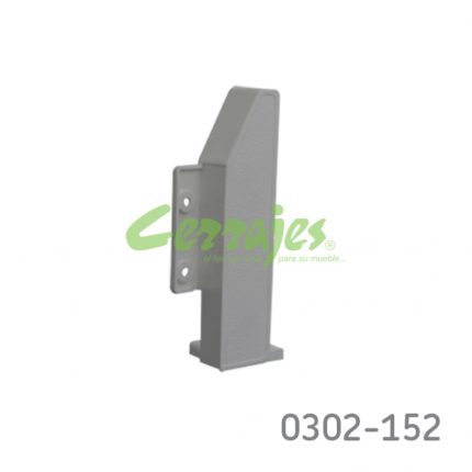 Soporte frontal interno para cajón "Impaz" Cerrajes "Impaz" H=117mm gris derecho