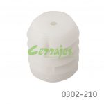 Taquete plástico para soporte frontal Ø=10mm Cerrajes "Impaz"