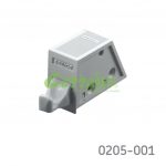 Freno mecánico apertura automática de sobreponer Salice "Push-mecánico" gris c/tornillos y tapa