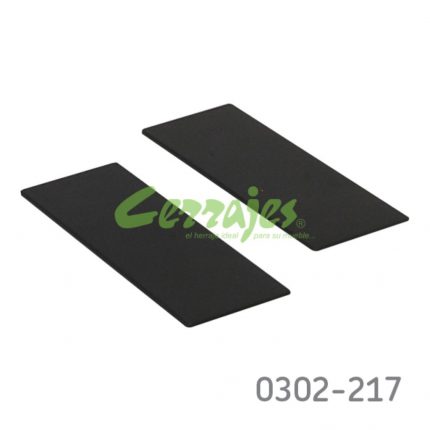 Cubierta de plástico para corredera Cerrajes "TrioMax T6" gris