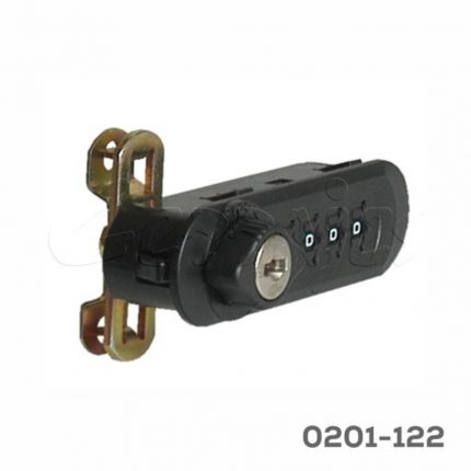 Cerradura de combinación para puerta de metal 0,6-1,0mm de paleta CL plástico H=83mm L=20mm