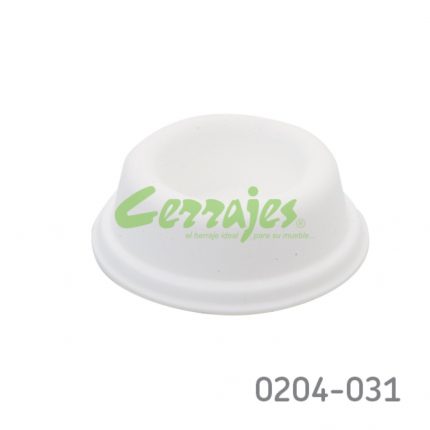 Tope para muro Ø=46mm autoadhesivo Cerrajes Protector de manija H=15,2mm Blanco