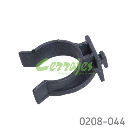 Enganche para sujeción de zoclo en pata plástica Cerrajes Plástico Negro