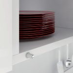 Pulsador magnético IF "K-Push Tech" L=20mm antracita con soporte, contra y tornillos - Image 2