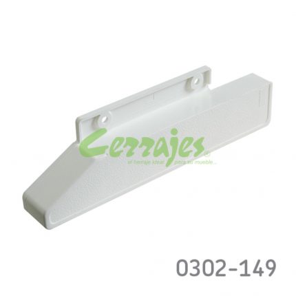 Soporte frontal interno para cajón "Impaz" Cerrajes "Impaz" H=149mm blanca izquierdo
