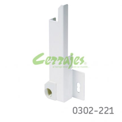 Soporte de fijación derecho para testero para cajón cacerolero Cerrajes "TrioMax T6" H=105mm