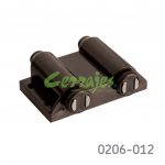 Broche magnético para dos puertas con resorte Cerrajes café L=40+14mm W=58mm con contra y tornillos