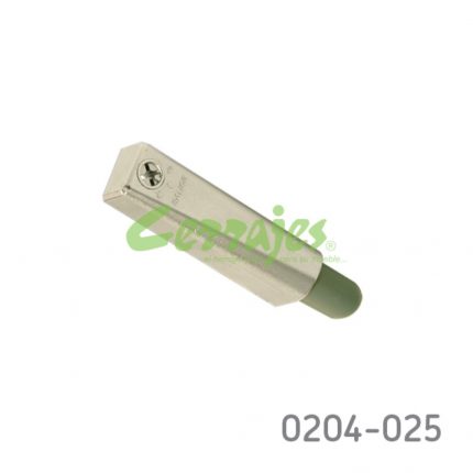 Amortiguador p/fijar junto a base 37x32 Salice "Portasmove" gris para puertas c/mas de dos bisagras