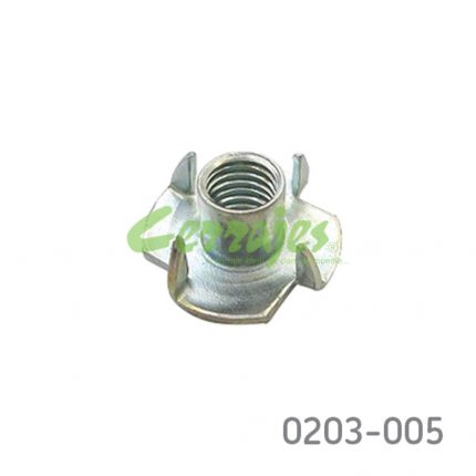 Tuerca inserto cuerda M8 Cerrajes "T-Nut"