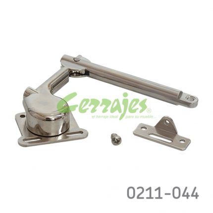 Brazo gabinete con puerta de madera hacia abajo izquierdo Ceam "601" niquelado regulable