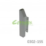 Soporte frontal interno para cajón "Impaz" Cerrajes "Impaz" H=149mm gris izquierdo