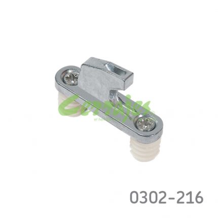 Soporte frontal para corredera con taquete Ø=10mm Cerrajes "TrioMax T6"