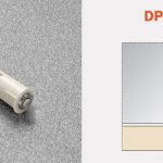 Pulsador magnético para aumentar la fuerza de retención beige Ø=10 L=40 mm