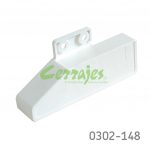 Soporte frontal interno para cajón "Impaz" Cerrajes "Impaz" H=149mm blanca derecho