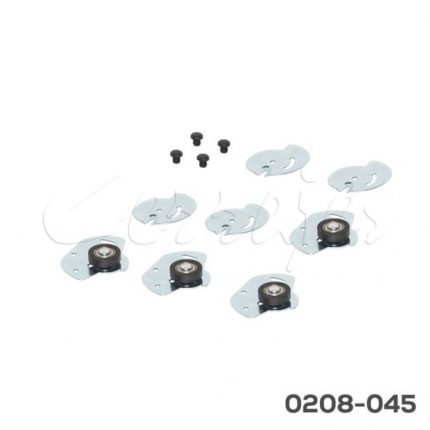 Sistema corredizo para mueble de 2 puertas sin riel Cerrajes C-25 acero 15Kg