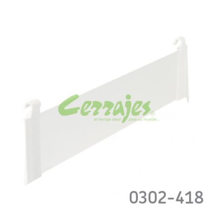 Paneles laterales de acrílico, corredera “Stetik” blanca 500 mm