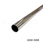 Tubo redondo para armario 25-0,7-L=3 m Cromado