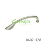 Jaladera Zamak cc 96 mm L=117 mm 4116 Z22 Niquel cepillado Tornillo #8 - 32X1"