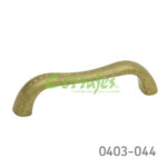 Jaladera Latón cc 96 mm L=107 mm 3020 L33 Pewter pulido Tornillo #8 - 32X1"