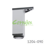 Pata cuadrada de aluminio 40x40 mm H=110 mm para mueble