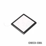 Luminaria Led Mod. Quadrato PLC100 12 VCD-3 W, 100*100*8 mm, 4500°K, montaje superficial, negro
