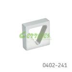 Jaladera Zamak cc 16 mm L=24 mm 4302 Z09 Cromo mate Tornillo #8 - 32X1"