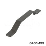 Jaladera Zamak cc 128 mm L=202 mm 4688 Z94 Gris noche Tornillo M4x25mm