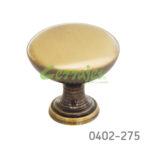 Botón Zamak Ø=31 mm 4005 Z11 Cuero Tornillo M4x25mm
