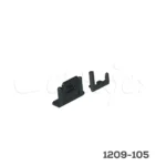 Bolsa de accesorios para jaladera "Syma14" Negro mate (2 cubiertas + 2 clips + 2 tornillos)