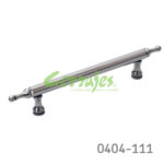 Jaladera Latón cc 96 mm L=145 mm 2038 L24 Niquel negro Tornillo #8 - 32X1"