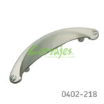 Jaladera Zamak cc 64 mm L=103 mm 4242 Z22 Niquel cepillado Tornillo M4x20mm
