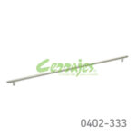 Jaladera Aluminio cc 608 mm L=668 mm 4048 A14 Niquel cepillado Tornillo M4x25mm