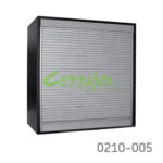 Cortina enrollable p/gabinete mecanismo integrado FBS "Box Milano" Aluminio H=1300mm L=900mm Mate