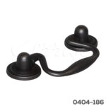 Jaladera Zamak cc 64 mm L=89 mm 2041 Z17 Latón antiguo obscuro Tornillo #8 - 32x1"
