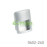 Botón de embutir Zamak L=42 mm 4301 Z09 Cromo mate Tornillo #8-32X1"