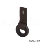 Anillo madera de haya para corbatas y cinturones con soporte de cuero de búfalo de la india