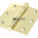 Bisagra de libro 89 x 89  x 3.0 mm laton brillante