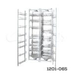 Despensa doble "Condesa" alambre cromado H=1845 a 2190mm  W=900mm