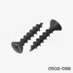 Tornillo para unión de madera cabeza plana "Sinker" #10 x4" (101,6 mm) PH2 Negro con punta