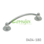 Jaladera Zamak cc 96 mm L=118 mm 2044 Z07 Cromado Tornillo M4x25mm
