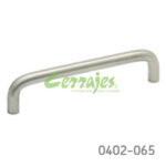 Jaladera Acero Inoxidable 304 cc 12 mm L=138 mm 4031 I14 cepillado Tornillo #8 - 32X1"