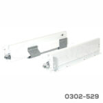 Jgo. cajón Nova-Pro Classic Tipmatic blanco 500 mm - 40 kg