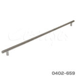 Jaladera Acero Inoxidable cc 544 mm L=608 mm 4400 I14 cepillado Tornillo M4x25mm