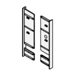 Terminales y fijaciones barra para frente interno Vionaro h=89 mm blanco
