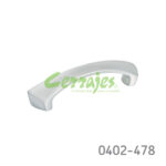 Jaladera Zamak cc 96 mm L=115 mm 4312 Z09 Cromo mate Tornillo M4x25mm