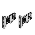 Soporte de fijación frontal para atornillar Vionaro h=89/121/185 mm