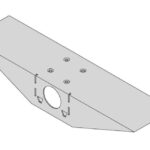 Soporte de columna para mesa de juntas aluminio